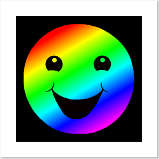 Happy Rainbow Smile Posters and Art